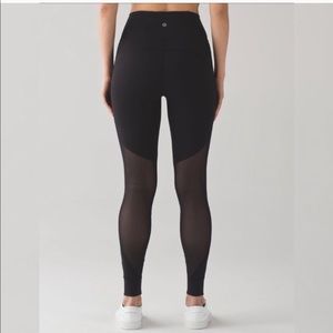 Lululemon athletica mesh run yoga tights pants